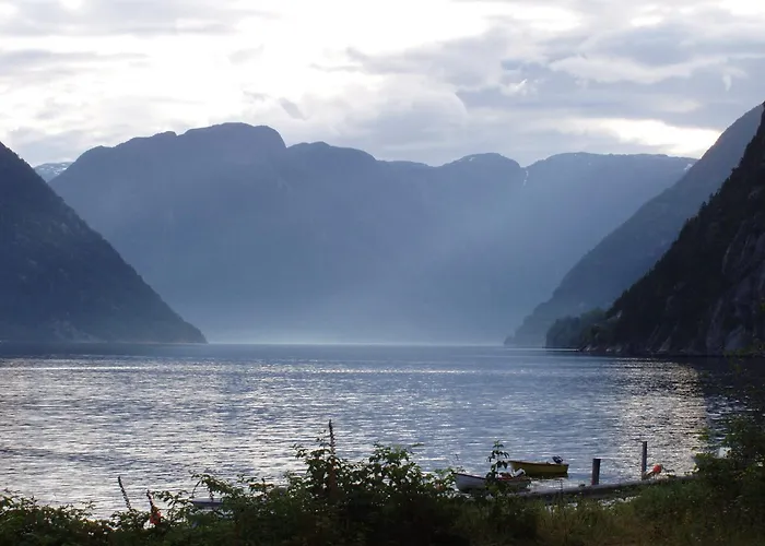 Tatil Evi Fjordhytte-2 Am Hardangerfjord, Grandioses Fjordpanorama, 20 Ps Motorboot Mietbar! *