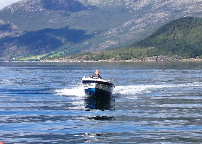 Tatil Evi Fjordhytte-2 Am Hardangerfjord, Grandioses Fjordpanorama, 20 Ps Motorboot Mietbar!