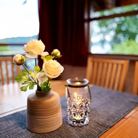 Ferienhaus Fjordhytte-2 Am Hardangerfjord, Grandioses Fjordpanorama, 20 Ps Motorboot Mietbar!
